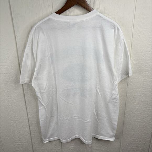 Y2K NFL New York Jets White Tee Shirt Size XL - Picture 3 of 5